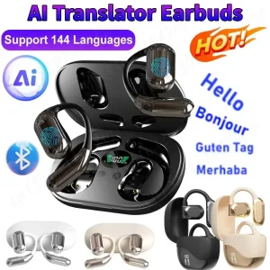 3-in-1 AI Translator Earbuds